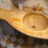 lavabo marmo giallo